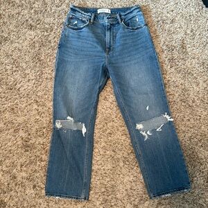 Abercrombie & Fitch: Ankle Straight Ultra High Rise